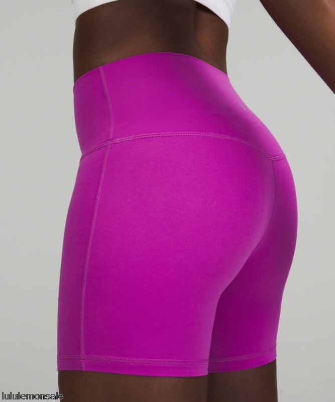 Lululemon Damen DELULU116 | Lebendige Pflaume Ausrichten Hochhaus Kurz 6